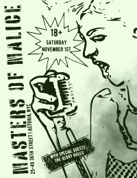 masters of malice flier